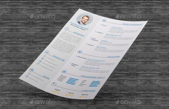17 resume cover letter psd and word template