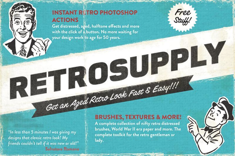 RetroSupply Retro Photoshop Bundle