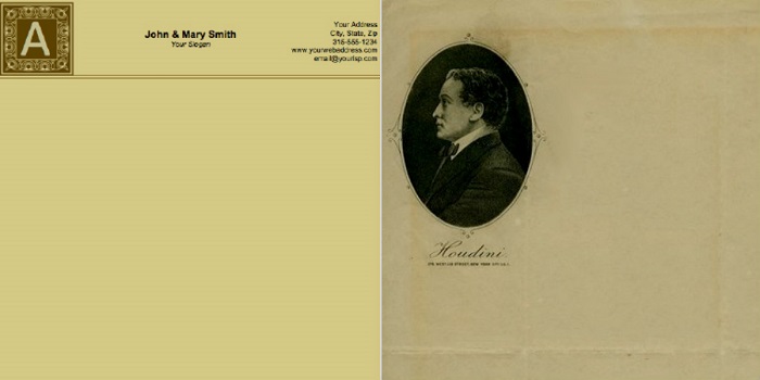 3 Vintage Personal Letterhead 3 Vintage Personal Letterhead