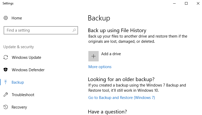Backup drive Backup drive