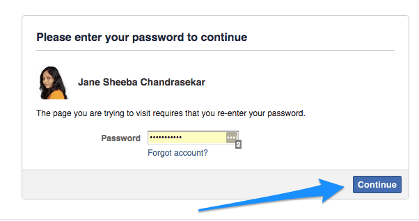 Facebook-authenticate