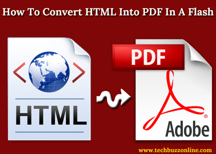 How To Convert HTML Into PDF In A Flash How To Convert HTML Into PDF In A Flash