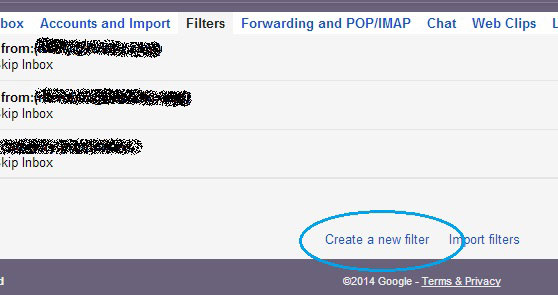 How to block an email address in Gmail-create-a-new-filter How to block an email address in Gmail-create-a-new-filter
