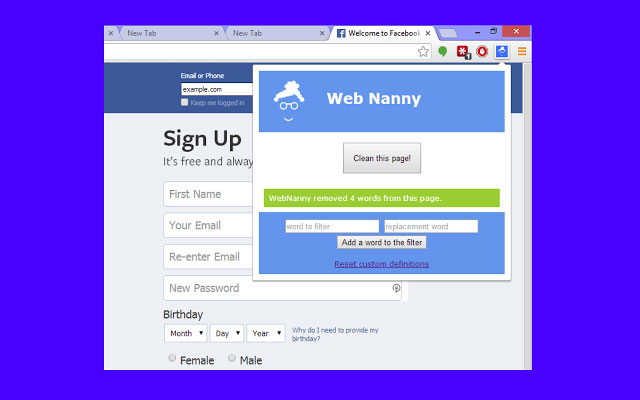 Nanny for Google Chrome Nanny for Google Chrome