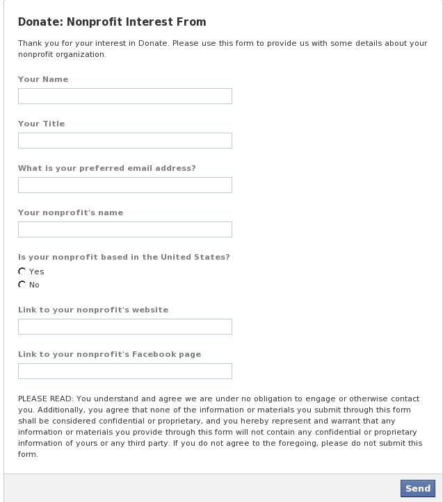 Donate: Nonprofit Interest From Donate: Nonprofit Interest From