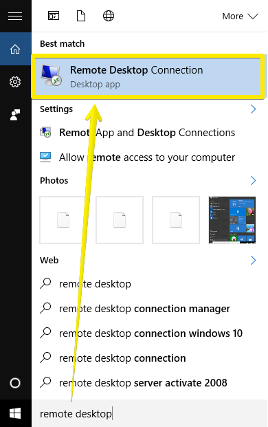 Remote Desktop Connection Remote Desktop Connection