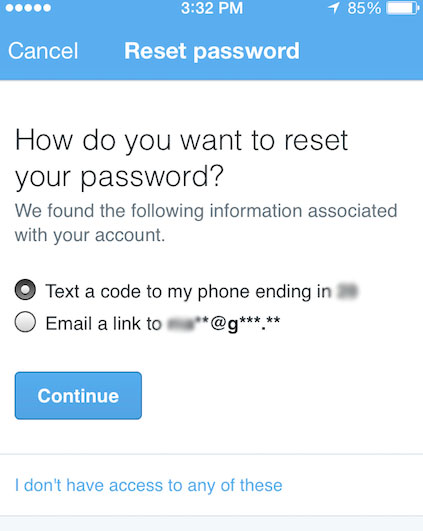 Twitter adds password reset via text message and suspicious login notification Twitter adds password reset via text message and suspicious login notification