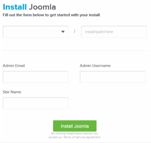 install Joomla1 install Joomla1